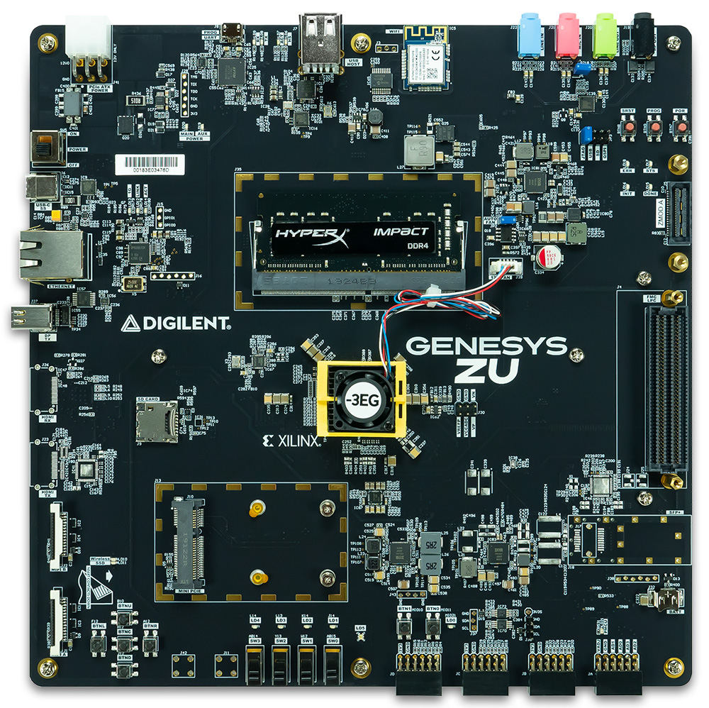 Genesys ZU-3EG: Zynq Ultrascale+ MPSoC Development Board