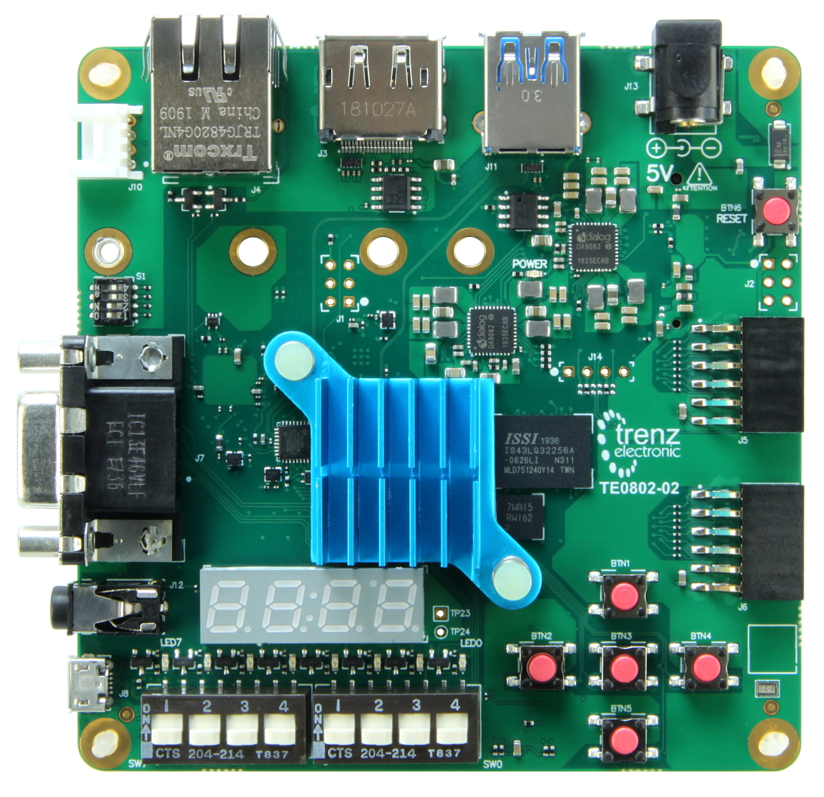 TE0802 MPSoC Development Board with AMD Zynq UltraScale+ and LPDDR4
