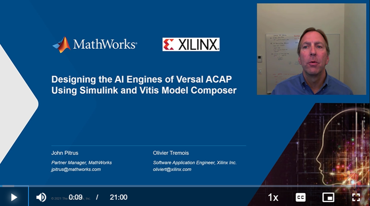 Simulink および Vitis Model Composer を使用した Versal AI エンジンの設計ビデオ